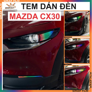 Decal dán đổi màu đèn Mazda CX30 (1 bộ 2 bên)