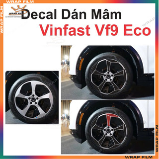 Decal dán mâm Vinfast Vf9 bản Eco