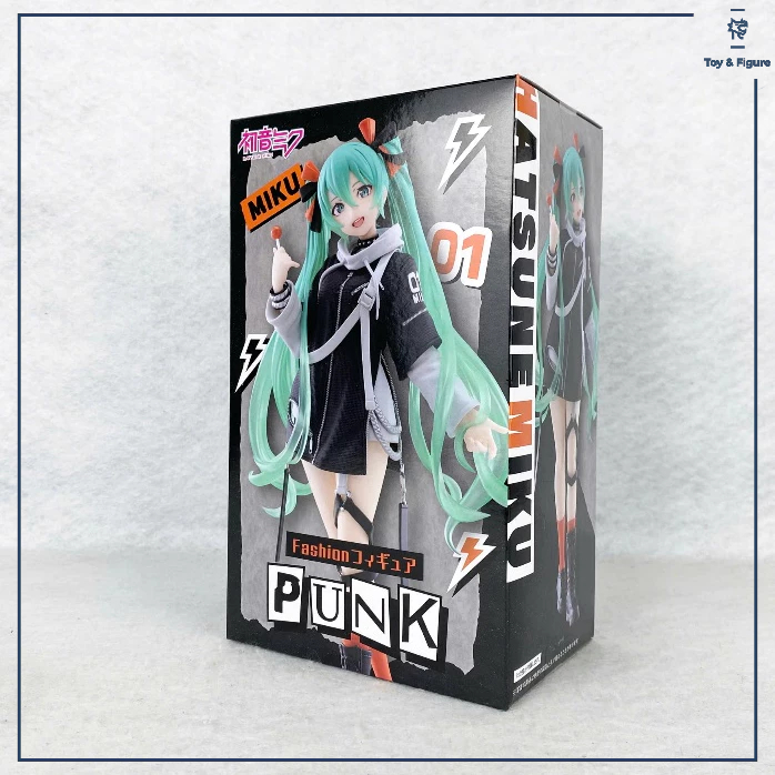 Taito Figura Hatsune Miku – Moda Punk Ver. – Collezionabile Ufficiale Con Base, Regalo Per Fan Anime