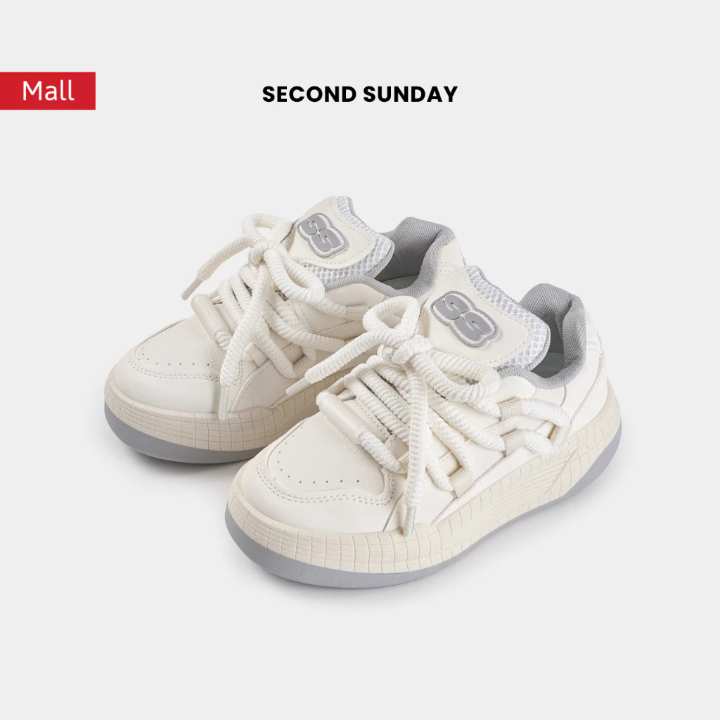 Ảnh Giày Thể Thao Sneaker Nữ Second Sunday New Symbol Đế Tăng Chiều Cao 4cm SK09 1