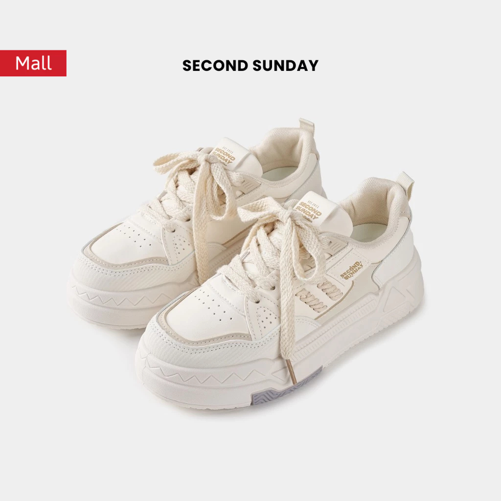 Ảnh Giày Thể Thao Sneaker Nữ Second Sunday Ice Cream Đế Tăng Chiều Cao 4cm SK10 1