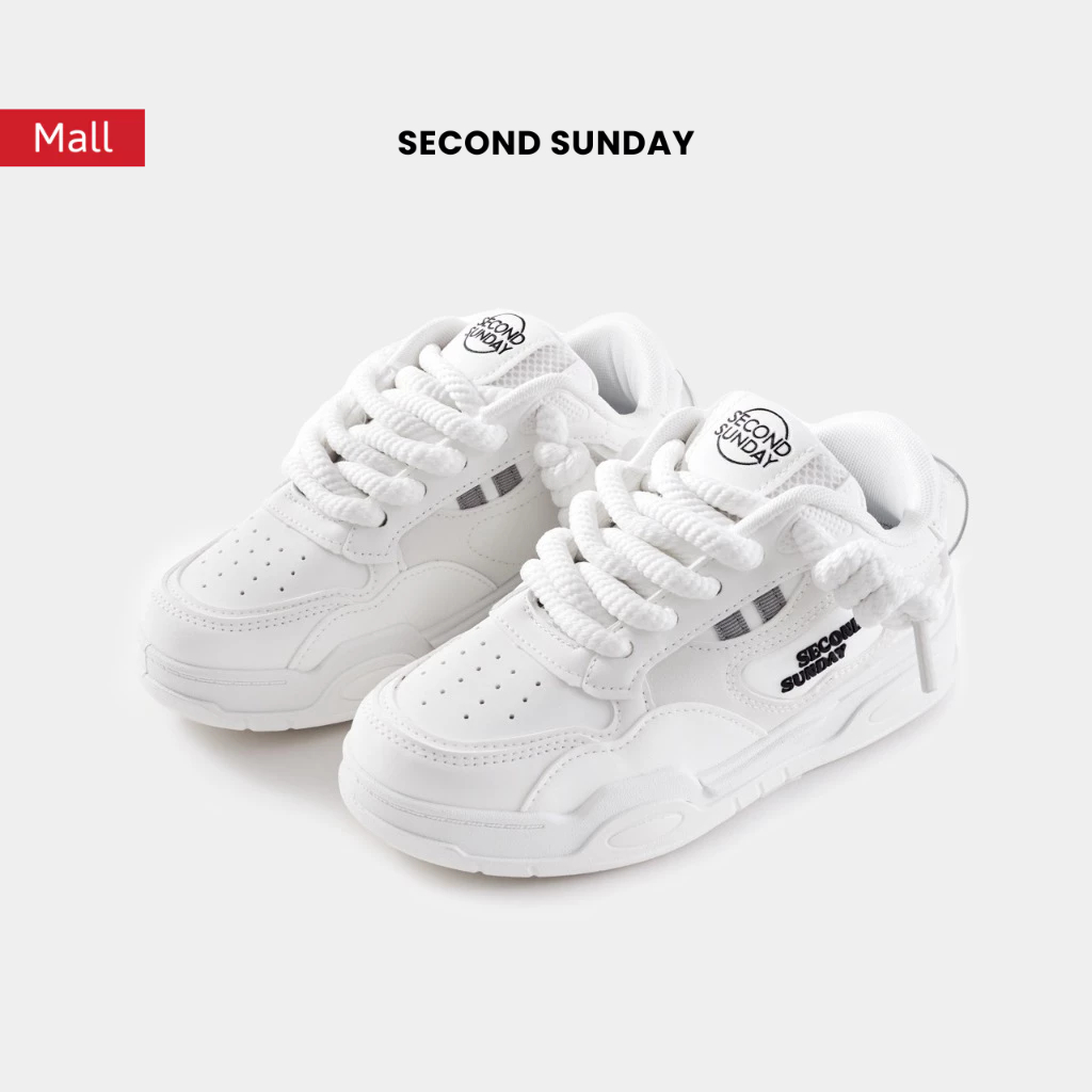 Ảnh Giày Thể Thao Sneaker Nam Nữ Second Sunday Line Drop Đế Tăng Chiều Cao 4cm SK49 1