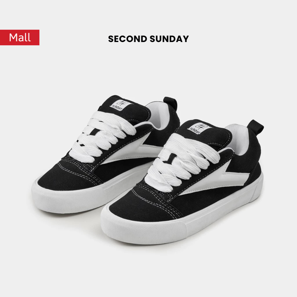 Ảnh Giày Thể Thao Sneaker Nam Nữ Second Sunday Right Arrow Đế Tăng Chiều Cao 4cm SK17 1
