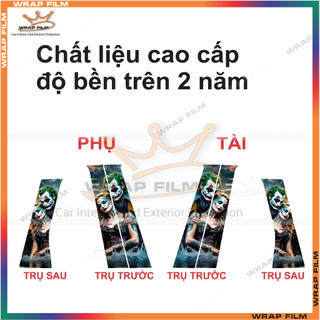 Decal dán cột Xpander cắt sẵng (tặng gạt dán)
