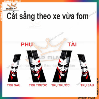 Decal dán cột Xpander cắt sẵng (tặng gạt dán)