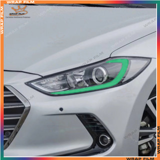 Decal dán đèn demi Elantra 2016-2018