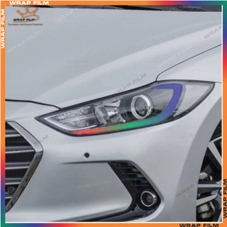 Decal dán đèn demi Elantra 2016-2018