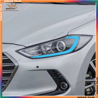 Decal dán đèn demi Elantra 2016-2018