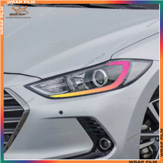 Decal dán đèn demi Elantra 2016-2018