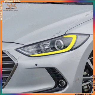 Decal dán đèn demi Elantra 2016-2018