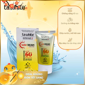 Kem chống nắng Tawhite giúp nâng tone da bảo vệ da khỏi tia Uv