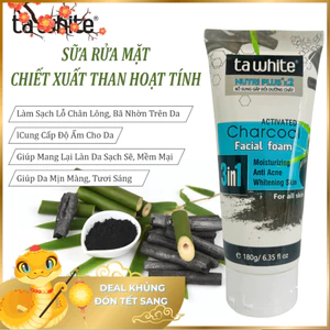 Sữa rửa mặt than tre hoạt tính Tawhite