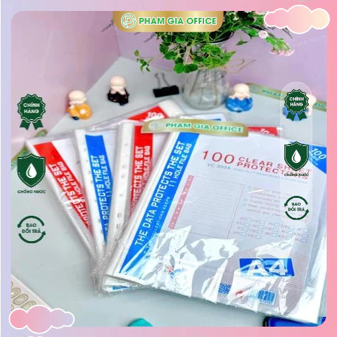 Bìa Lỗ A4 | Từ 300g đến 700g | 100 tờ Chất Lượng – Bền – Lưu Trữ Đựng Hồ Sơ Tài Liệu (VC)