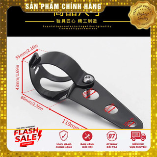 Tai bắt đèn pha xe máy classic cafe racer tracker pg1