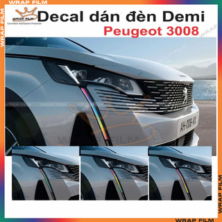 Decal dán đèn Peugeot 3008