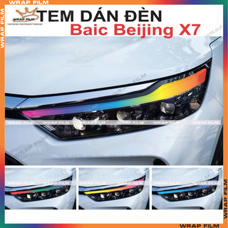 Decal dán đổi màu đèn Beijing X7 ( 2 bên)