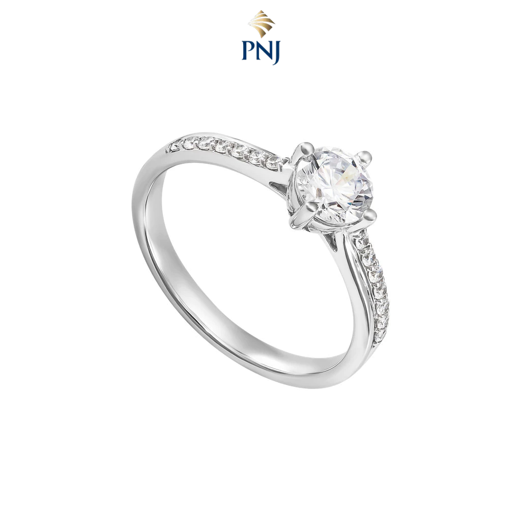 Nhẫn Bạc đính đá PNJSilver XMXMW000134 | Shopee Việt Nam
