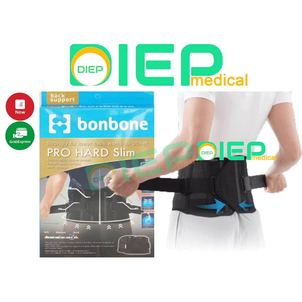BONBONE PRO HARD SLIM (NHẬT BẢN) - Đai thắt lưng thoái hóa cột sống ...