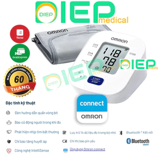 ✅ OMRON HEM-7142T2 - Máy đo huyết áp 7142 T2, bắp tay điện tử, rối loạn nhịp tim, Bluetooth, app connect 7142T, 7120