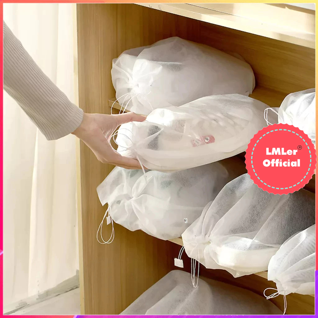 (Combo 10) Túi Vải Đựng Giày Dép Túi Sách 44 x 32cm Size Lớn P0369