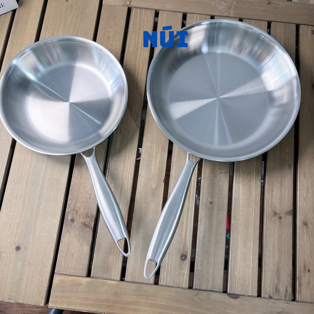 Chảo Rán Inox 3 Lớp Đáy Đúc Liền Khối inox 18/10 LUNKAI, Chảo chiên rán ...