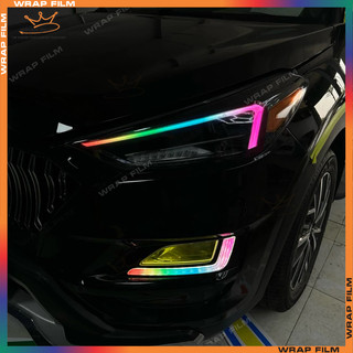 Decal dán đèn Tucson 2019, 2020 ( 1 bộ)