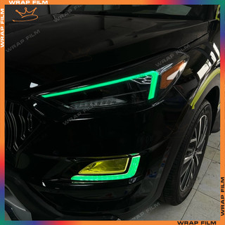 Decal dán đèn Tucson 2019, 2020 ( 1 bộ)