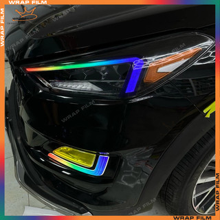 Decal dán đèn Tucson 2019, 2020 ( 1 bộ)