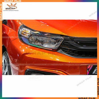 Decal dán đèn Honda Brio (1 bộ 2 bên) tặng gạt vuốt
