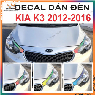 Decal dán đèn Kia K3 2012-2016 Decal chất liệu cao cấp, không thấm nước, không phai màu, không để lại keo khi bóc