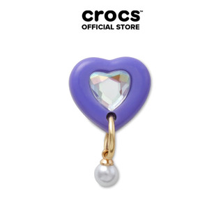 Phụ kiện Jibbitz™ Charm Purple Heart With Pearl