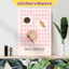 Tranh dán tường fomex, French breakfast print, pastel kitchen, sweet pastry, có sẵn keo dán 2 mặt ,nhận in theo yêu cầu