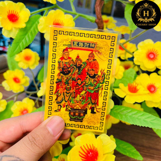 🌟Kim bài Ngũ Phương Thần Tài -🌟 Khai vận – Mở cung tài lộc – Thu hút may mắn, hanh thông sự nghiệp
