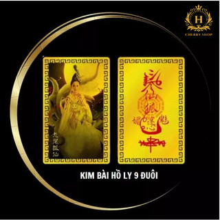Kim Bài Hồ Ly 9 Đuôi – Biểu Tượng Tình Duyên, Quà Tặng Ý Nghĩa - Kích Duyên Đổi Vận