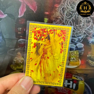 Kim bài hồ ly trắng - Vật Phẩm Phong Thủy May Mắn, Tăng Cường Thiện Cảm & Sự Tự Tin - Cherry Shop