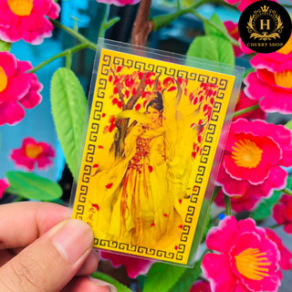 Kim bài hồ ly trắng - Vật Phẩm Phong Thủy May Mắn, Tăng Cường Thiện Cảm & Sự Tự Tin - Cherry Shop