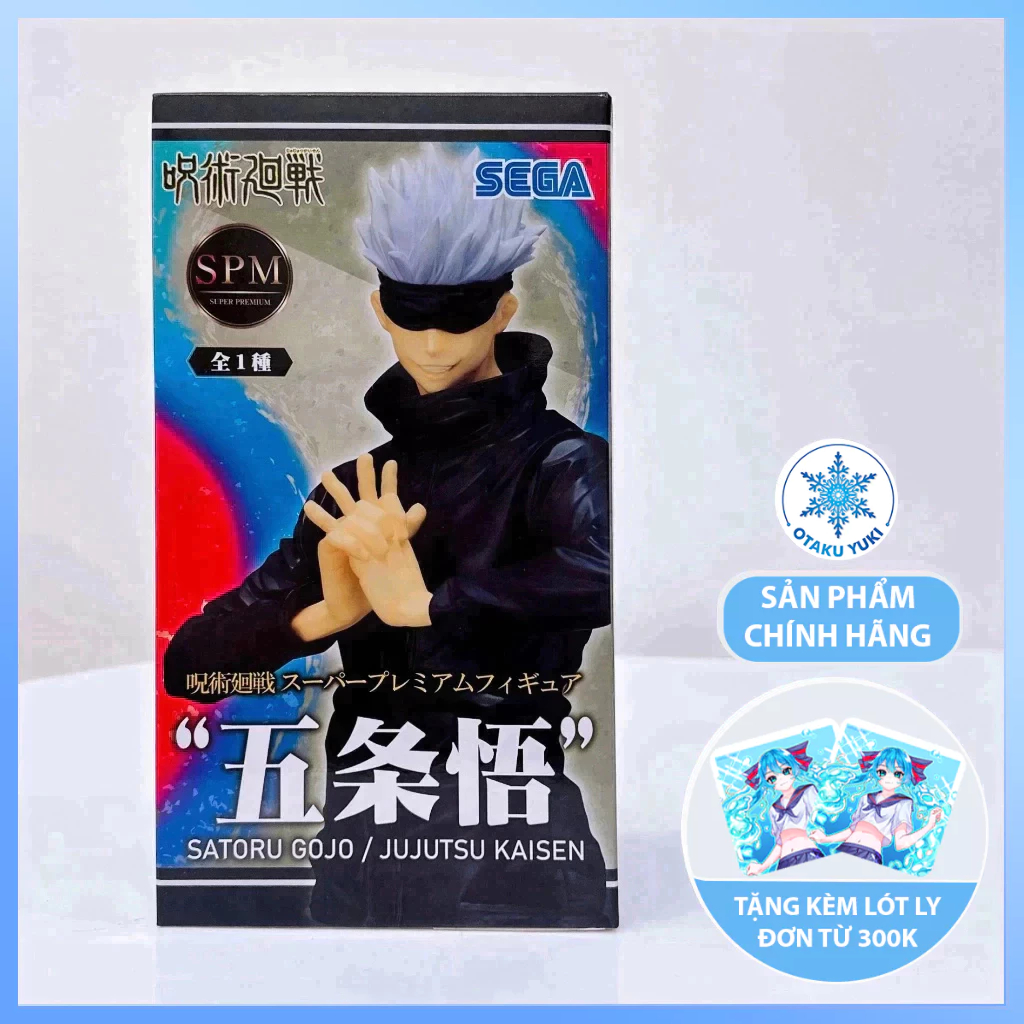 [Chính Hãng] Mô Hình Gojo Satoru - Jujutsu Kaisen (SEGA) | Shopee Việt Nam