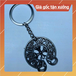 Móc khoá logo chrome heart mạ 925 giá rẻ.