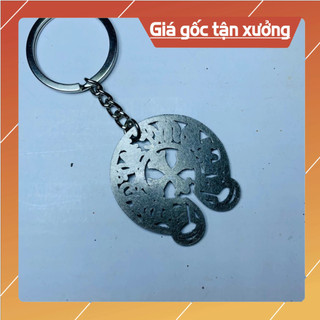 Móc khoá logo chrome heart mạ 925 giá rẻ.