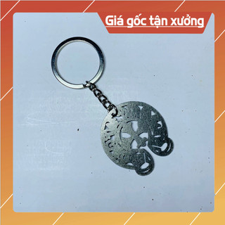 Móc khoá logo chrome heart mạ 925 giá rẻ.