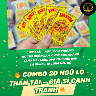 🔥 COMBO 20 NGŨ LỘ THẦN TÀI – GIÁ SỈ CẠNH TRANH 🔥  “Combo Giá Sỉ – Mua 1 Lãi 10”