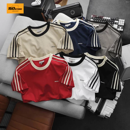Áo Thun Nam ICONDENIM Orgnls Armlines Regular Fit – Cotton Mềm Mịn Co Giãn, In Nhiệt Bền, Áo Thun Nam Basic ATID0367