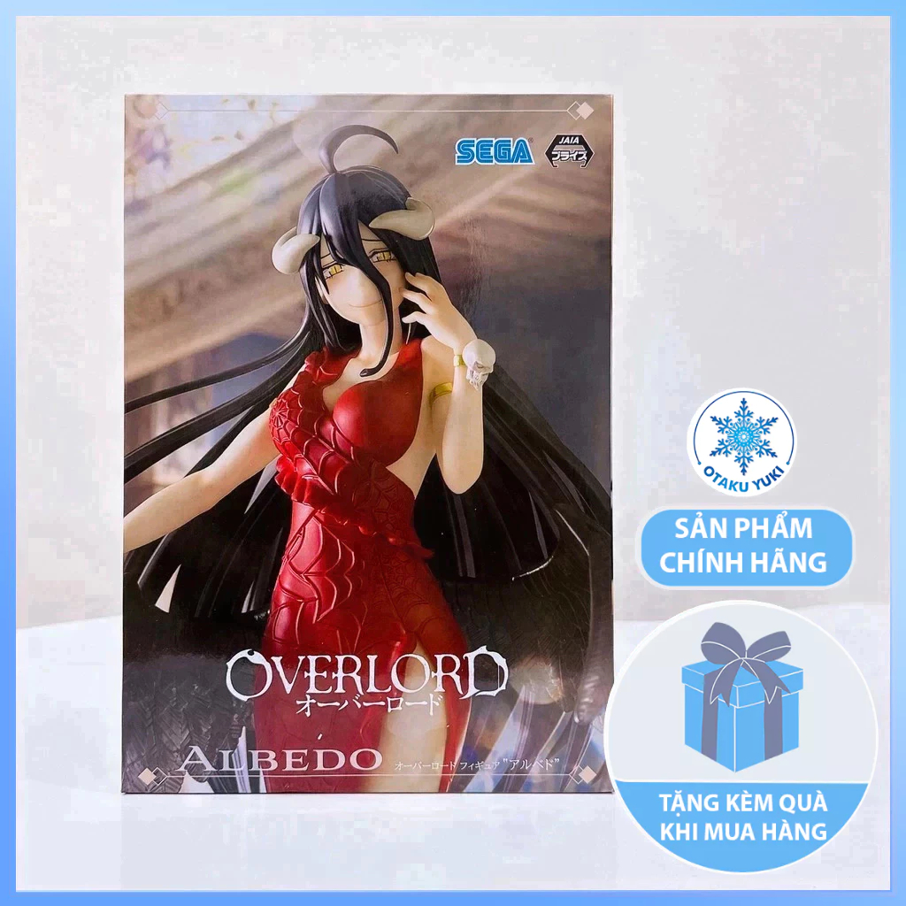 Mô Hình Albedo Red Dress - Figure Chính Hãng Overlord (SEGA) | Shopee ...