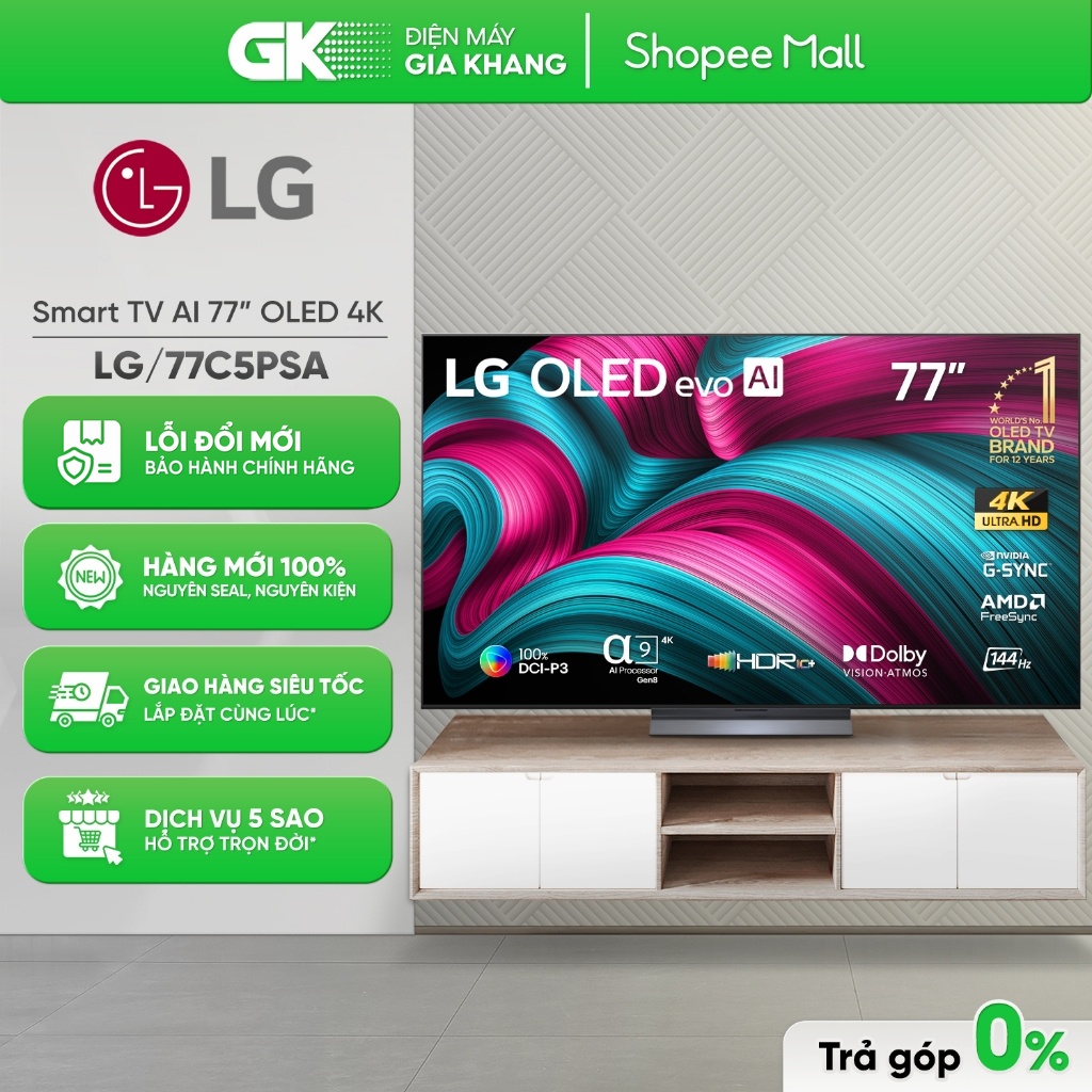 77C5PSA - Smart Tivi OLED LG Evo AI 4K 77 Inch OLED77C5PSA [Freeship ...