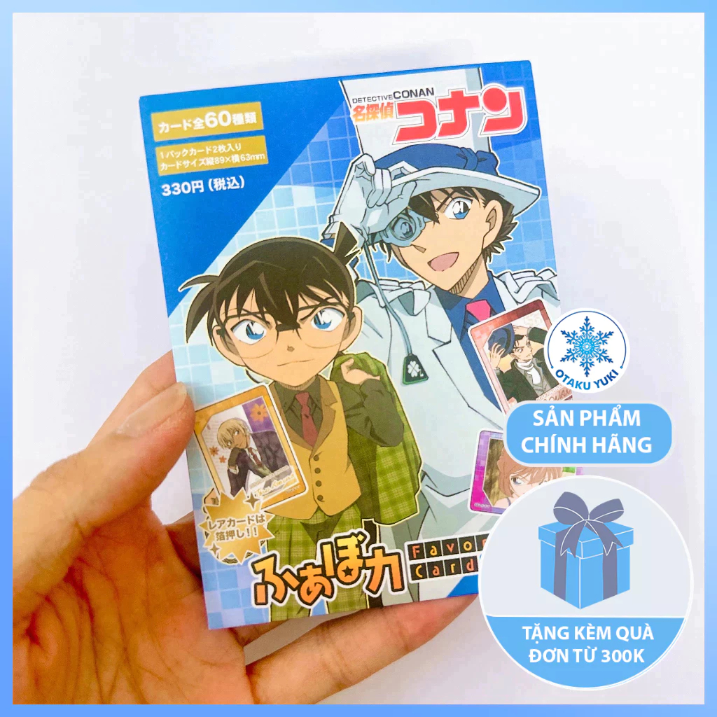Gói Thẻ Nhân Phẩm Pack Card Conan Favorite Clear Card | Shopee Việt Nam