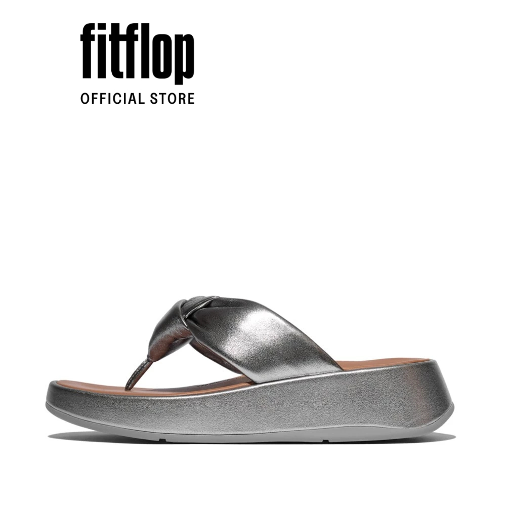Xăng Đan Xỏ Ngón Nữ F-MODE KNOT SOFT-LEATHER FLATFORM TOE-POST IY1-C91
