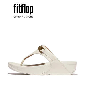 Xăng Đan Xỏ Ngón Nữ LULU SQUARE-CHAIN LEATHER TOE-POST E1I-A99