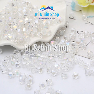 [1] 100 Viên Pha Lê Nón 3mm-4mm Màu Ánh Cừ Đính Kết Trang Phục, Làm Trang Sức Handmade