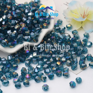 [1] 100 Viên Pha Lê Nón 3mm-4mm Màu Ánh Cừ Đính Kết Trang Phục, Làm Trang Sức Handmade