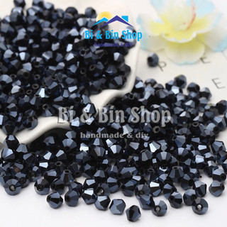 [1] 100 Viên Pha Lê Nón 3mm-4mm Màu Ánh Cừ Đính Kết Trang Phục, Làm Trang Sức Handmade